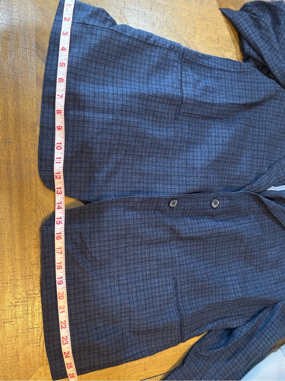 Joseph Abboud Men's Blue Plaid Sport Coat Blazer Jacket 2-Button Notch Lapel 50R - Picture 8 of 16